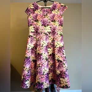NWT •Floral 2XL Dress - Purple, Pink, Cream